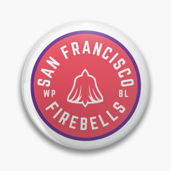Item preview, WPBL San Francisco Firebells Baseball Logo designed and sold by SportyFemmeShop.