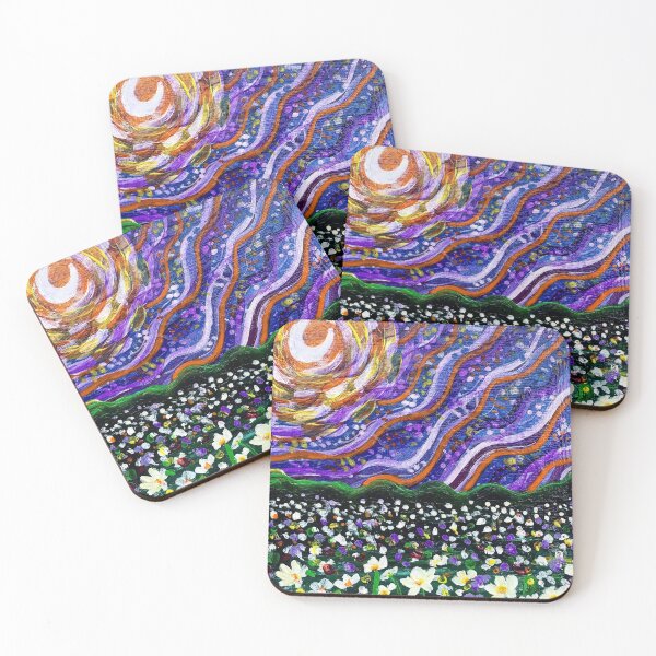 Item preview, Moonlit Garden – Van Gogh Inspired Painting designed and sold by EeshaArshad.