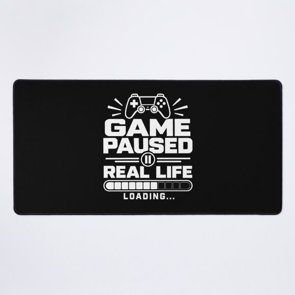 Item preview, Game Paused Real Life Loading – Funny Gamer Gaming Controller Design designed and sold by mraihan.