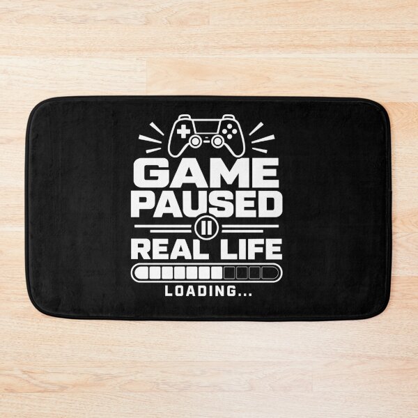 Item preview, Game Paused Real Life Loading – Funny Gamer Gaming Controller Design designed and sold by mraihan.