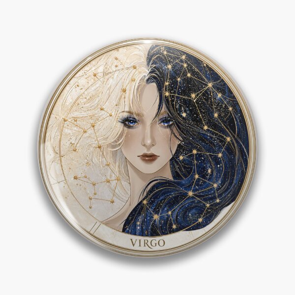 Item preview,  Virgo Zodiac Goddess Celestial Astrology Art PNG designed and sold by MythicMood.