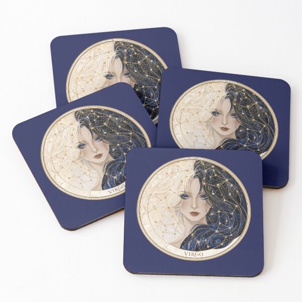 Item preview,  Virgo Zodiac Goddess Celestial Astrology Art PNG designed and sold by MythicMood.