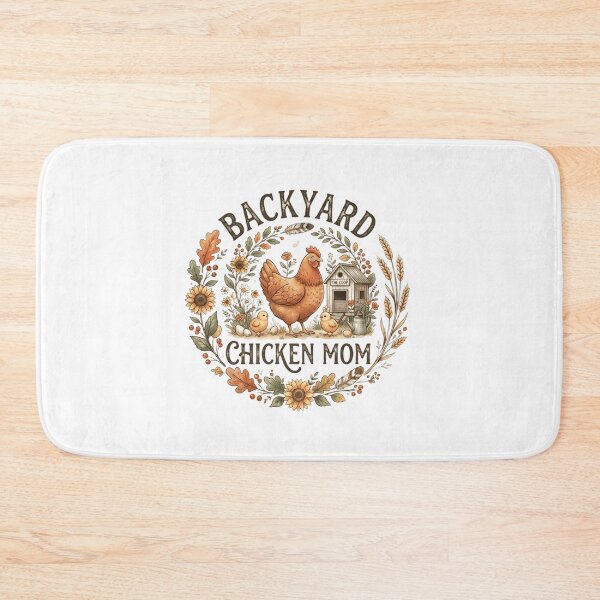 Item preview, Backyard Chicken Mom designed and sold by Bennie Singh.