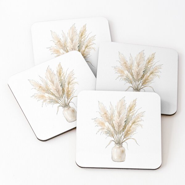 Item preview, Watercolor Pampas Grass Print | Boho Vase Art designed and sold by PLANT LOVER'S PARADISE.