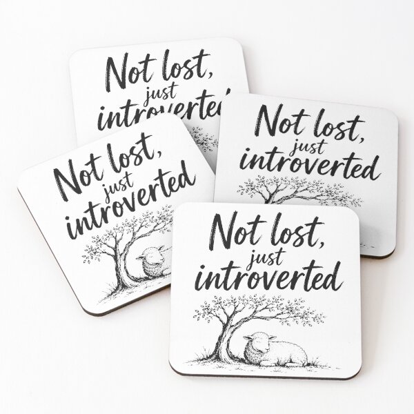 Item preview, Not Lost Just Introverted Sheep designed and sold by BereanMerch.