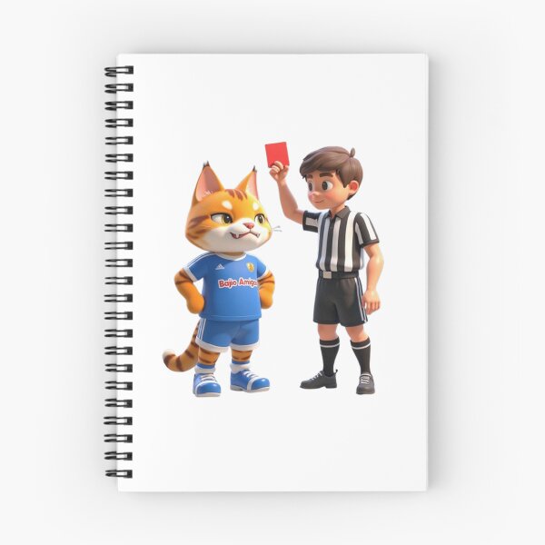 Item preview, Gato Gets the Red Card in Futbol designed and sold by BajioAmigos.