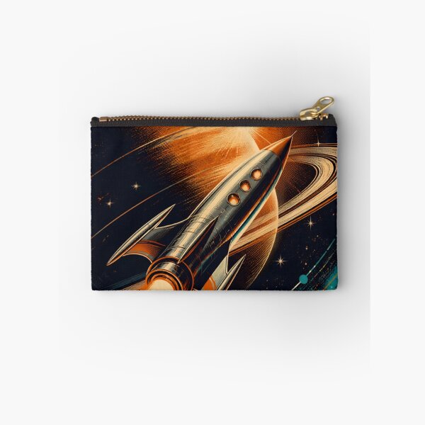 Item preview, Retro Rocket Ship in Space  designed and sold by SportsShip.