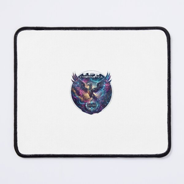 Item preview, Eclipse Cybernetica - Futuristic Cyber Phoenix Galaxy Badge designed and sold by Newday666.