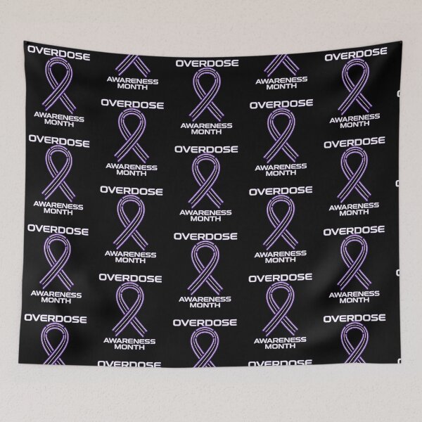 Item preview, Overdose Awareness Month Overdose Survivors Drug Addiction Ribbon Recovery designed and sold by Redgiant87x.