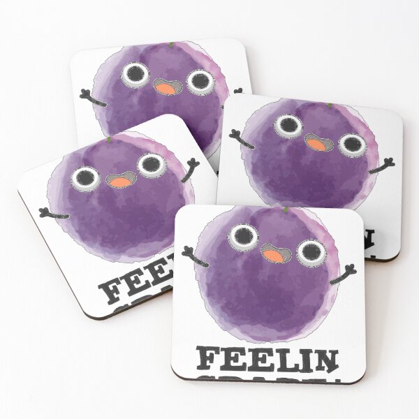Item preview, Feelin Grape Cute Fruit Pun designed and sold by soyaarchive.