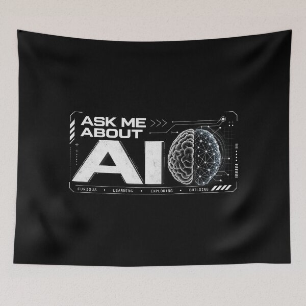 Item preview, Ai Technology Futuristic Robot Tech Graphic designed and sold by TEEJAMBOREE.