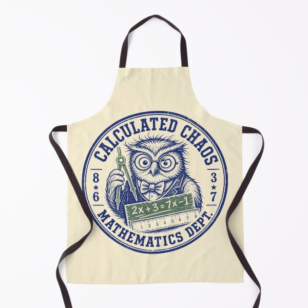 Item preview, Calculated Chaos Mathematics Teacher Vintage Badge designed and sold by 89shirts.
