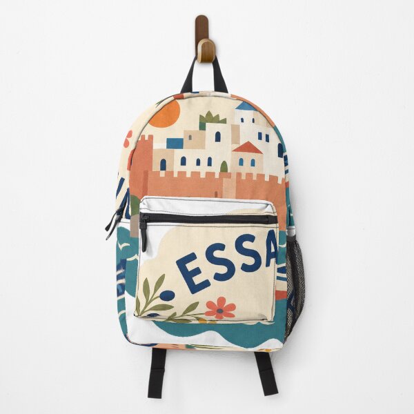 Item preview, Essaouira Morocco Travel Souvenir Modern Folk Art designed and sold by VisualArtsOasis.