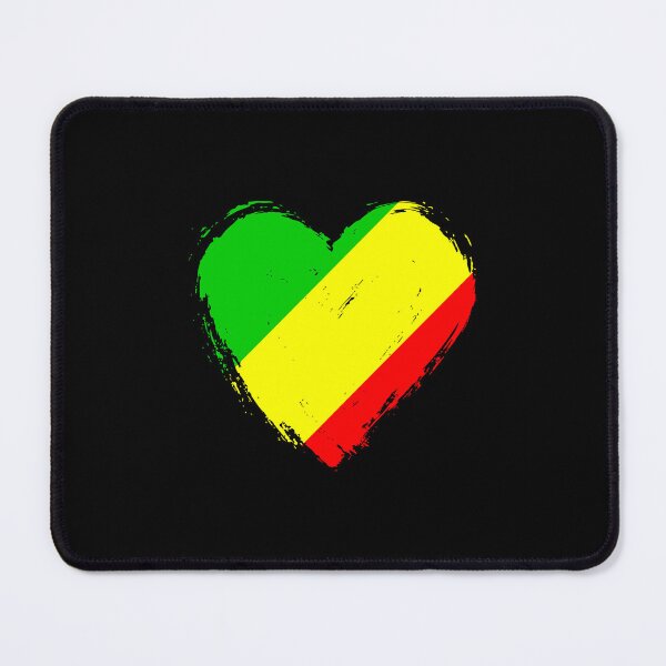 Item preview, Distressed Republic Of The Congo Flag Heart CG designed and sold by shitpostee.