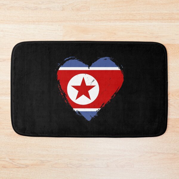 Item preview, Distressed North Korea Flag Heart KP designed and sold by shitpostee.