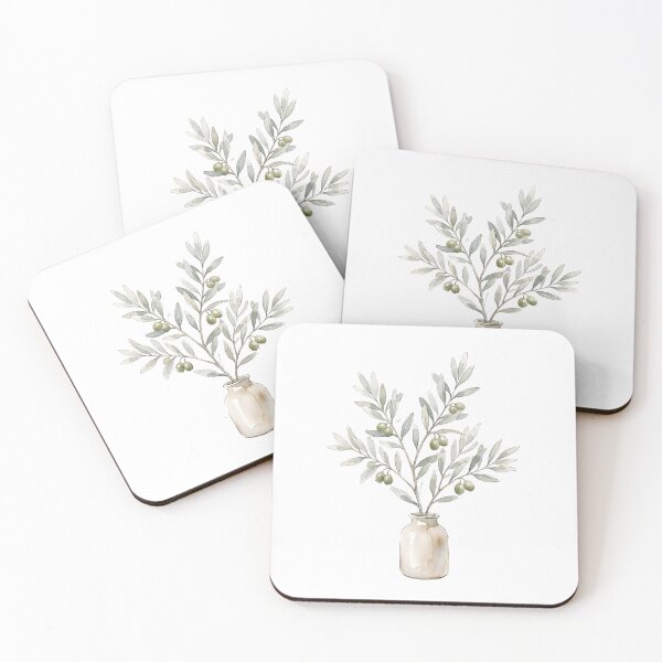 Item preview, Watercolor Olive Branch Print | Mediterranean Art designed and sold by PLANT LOVER'S PARADISE.