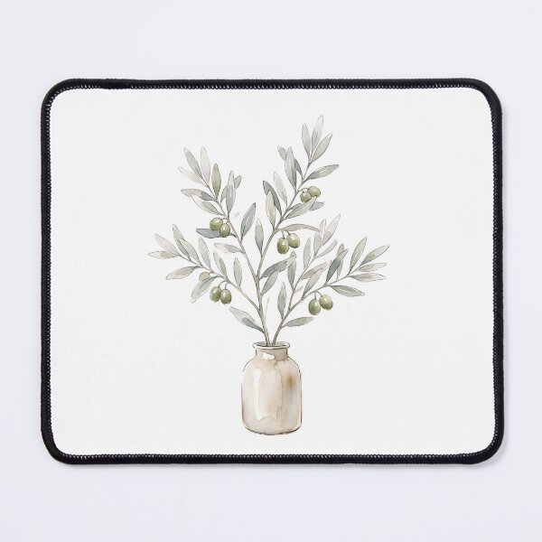 Item preview, Watercolor Olive Branch Print | Mediterranean Art designed and sold by PLANT LOVER'S PARADISE.