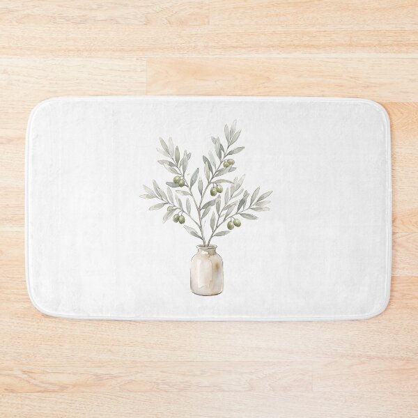 Item preview, Watercolor Olive Branch Print | Mediterranean Art designed and sold by PLANT LOVER'S PARADISE.