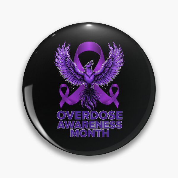 Item preview, Overdose Awareness Month Overdose Survivors Drug Addiction Ribbon Strength designed and sold by Redgiant87x.