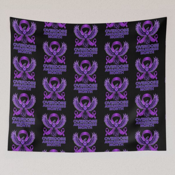 Item preview, Overdose Awareness Month Overdose Survivors Drug Addiction Ribbon Strength designed and sold by Redgiant87x.