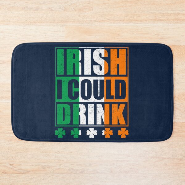Item preview, Irish I Could Drink – Funny St Patrick’s Day Drinking Pun & Shamrock Design designed and sold by JanuszJarowicz.