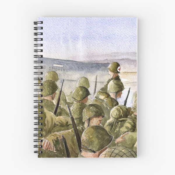 Item preview, WWII D-Day Infantry Landing Craft Normandy Beach designed and sold by OnHeathAndMoor.