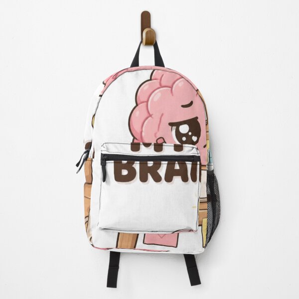 Item preview, My Last Brain Cell – Cute Funny Brain Cartoon Sticker designed and sold by Kiinaaa.