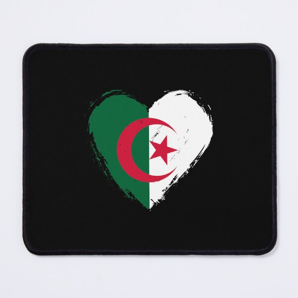 Item preview, Distressed Algeria Flag Heart DZ designed and sold by shitpostee.