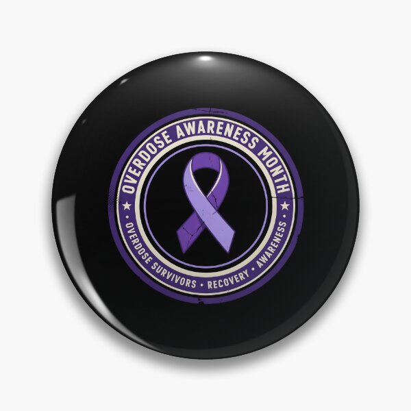 Item preview, Overdose Awareness Month Overdose Survivors Drug Addiction Ribbon Awareness designed and sold by Redgiant87x.