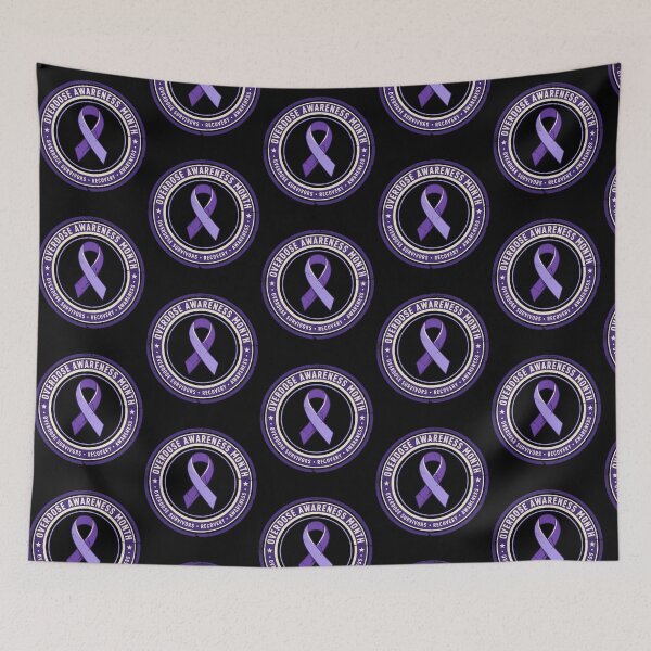 Item preview, Overdose Awareness Month Overdose Survivors Drug Addiction Ribbon Awareness designed and sold by Redgiant87x.