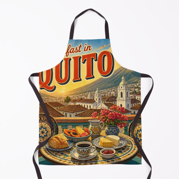 Item preview, Quito Ecuador at Breakfast - Scenic Travel Destinations designed and sold by LSVart.