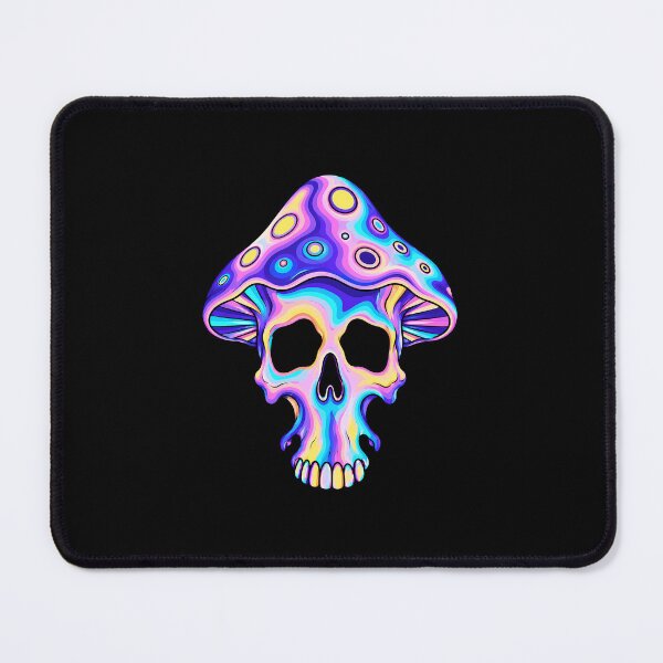 Item preview, Psychedelic Mushroom Skull - Too High to Die designed and sold by Cannaxes Studio.