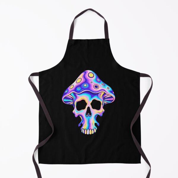 Item preview, Psychedelic Mushroom Skull - Too High to Die designed and sold by Cannaxes Studio.