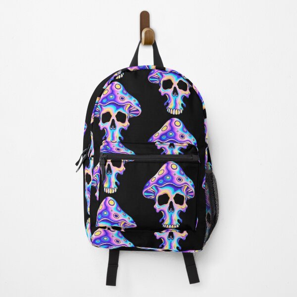 Item preview, Psychedelic Mushroom Skull - Too High to Die designed and sold by Cannaxes Studio.