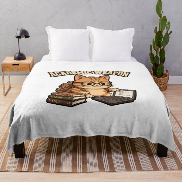 Item preview, Academic Weapon Cat - Funny Dark Academia Study Cat designed and sold by FBA.
