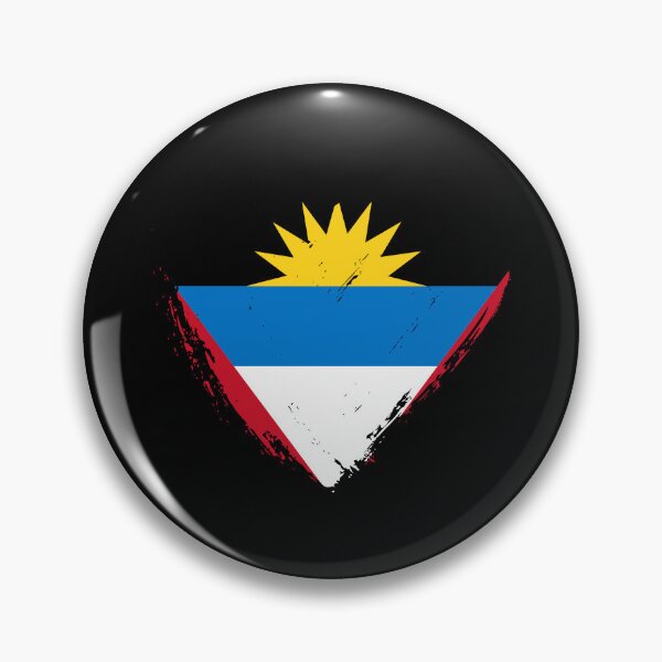 Item preview, Distressed Antigua And Barbuda Flag Heart AG designed and sold by shitpostee.