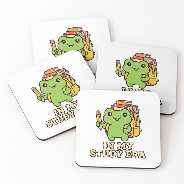 Item preview, In My Study Era Frog - Cute Back To School Frog With Backpack designed and sold by FBA.