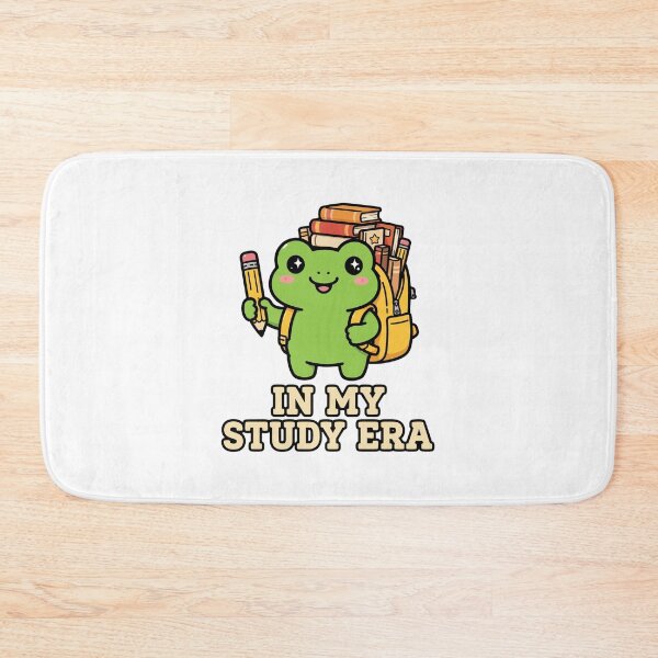Item preview, In My Study Era Frog - Cute Back To School Frog With Backpack designed and sold by FBA.