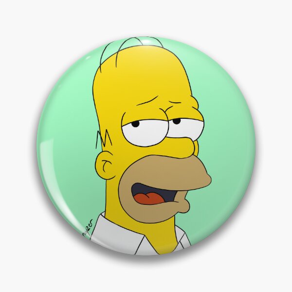 Item preview, Confident Homer [Flat] [No background] designed and sold by CGrayzer-Art.