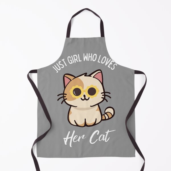 Item preview, Just A Girl Who Loves Her Cat Cute Kitty With Sunglasses designed and sold by Fateh-Kro ⭐⭐⭐⭐⭐.