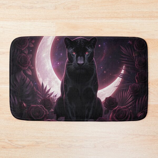 Item preview, Black Panther Moon | Gothic Wild Spirit designed and sold by JanjjaSoulInk.