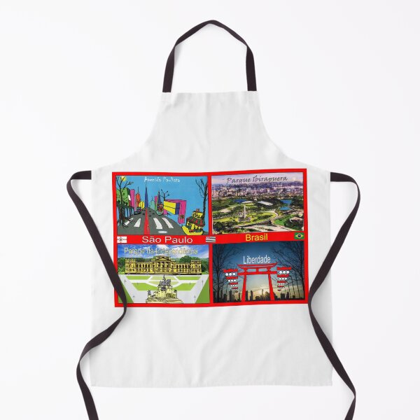 Item preview, Sao Paulo Brasil Postcard Collage - Paulista, Ibirapuera, Liberdade, Independence Park designed and sold by City Tour Collection.