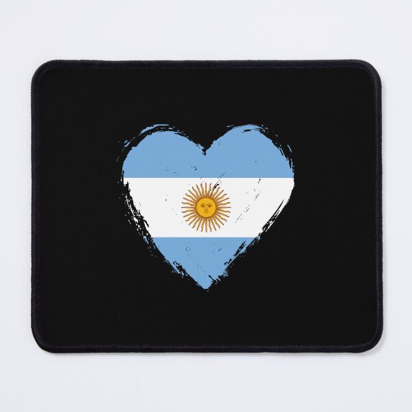 Item preview, Distressed Argentina Flag Heart AR designed and sold by shitpostee.