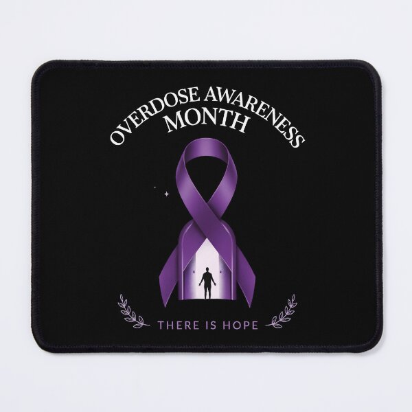 Item preview, Overdose Awareness Month Overdose Survivors Drug Addiction Ribbon Advocate designed and sold by Redgiant87x.