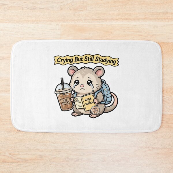 Item preview, Crying But Still Studying - Funny Back To School Opossum designed and sold by FBA.