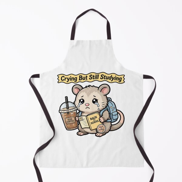 Item preview, Crying But Still Studying - Funny Back To School Opossum designed and sold by FBA.