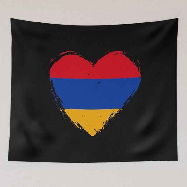 Item preview, Distressed Armenia Flag Heart AM designed and sold by shitpostee.