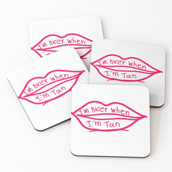 Item preview, I'm nicer when I'm tan designed and sold by Tanya Zevallos.