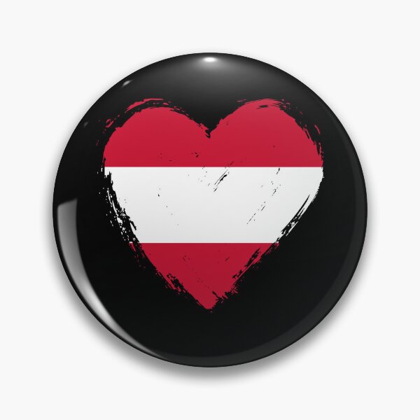 Item preview, Distressed Austria Flag Heart AT designed and sold by shitpostee.