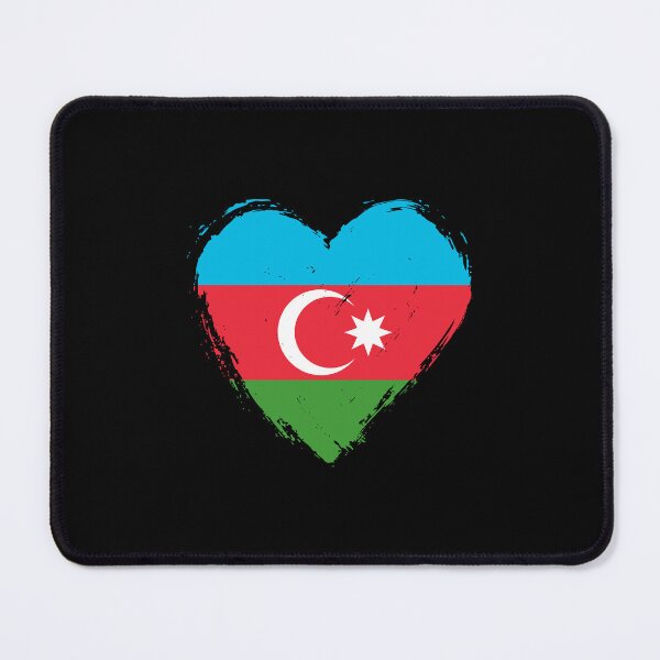 Item preview, Distressed Azerbaijan Flag Heart AZ designed and sold by shitpostee.